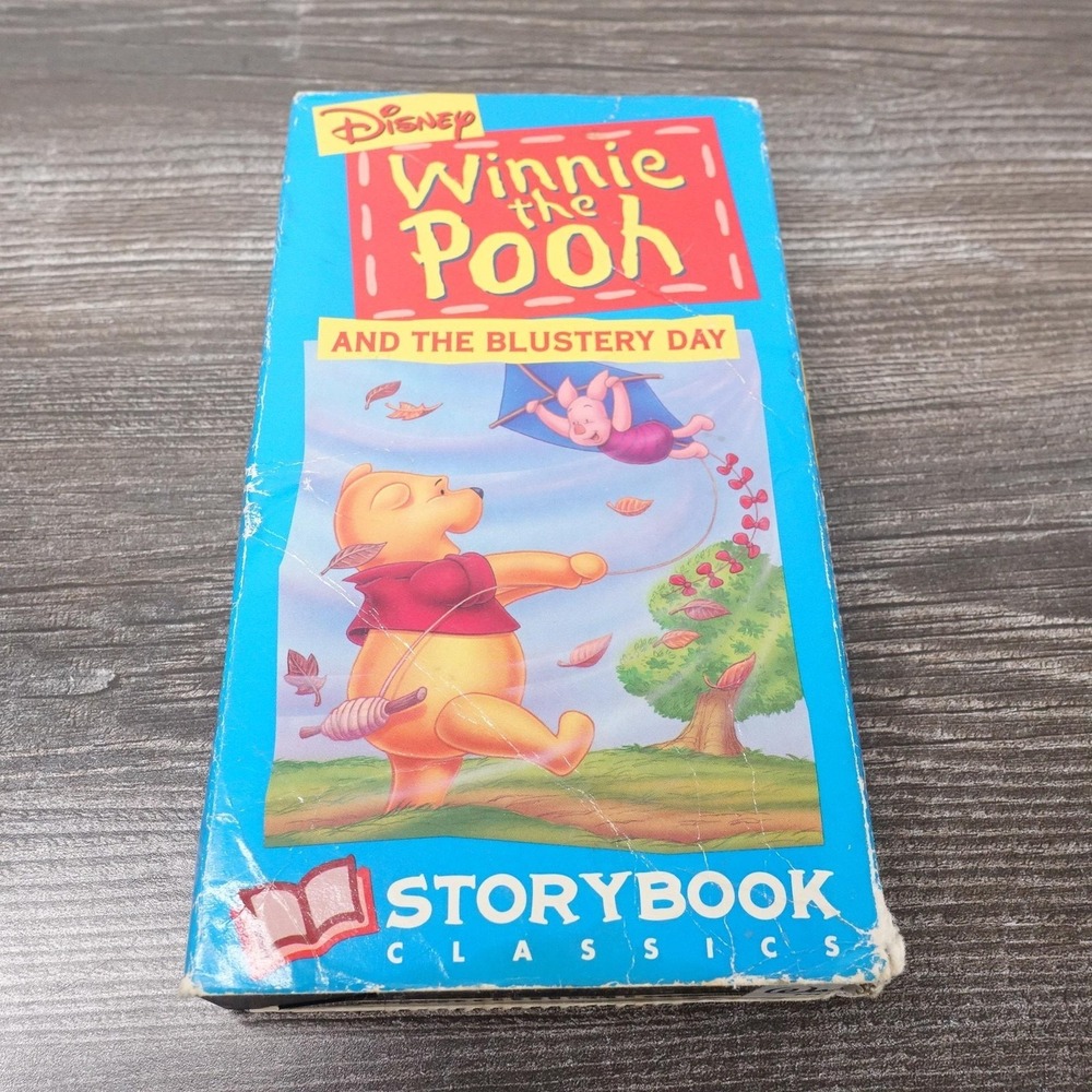 Vintage‎ Winnie The Pooh And The Blustery Day VHS Tape Walt Disney USA 24 Min
